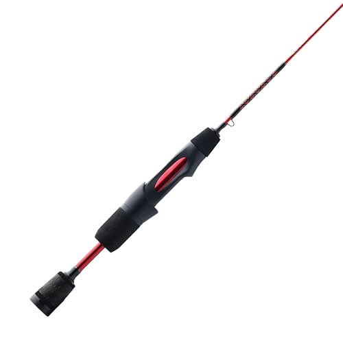 Ugly Stik 28" Carbon Ice Spinning Rod and Reel Combo, 5 Size Reel, 1 Piece Fishing Rod, Medium Light Rod Power, 2-6 lb Lin...