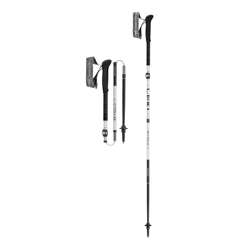 LEKI Skysolo FX.One Carbon Trekking Poles - Foldable Ultralight Walking Poles for Thru-Hiking, Fast-Packing, & Mountaineering