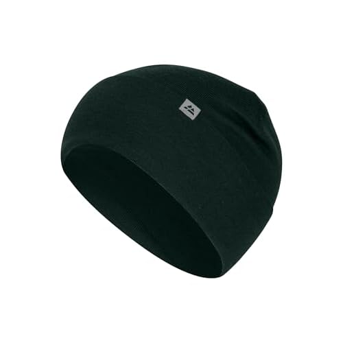 DANISH ENDURANCE Lightweight Merino Wool Beanie for Men & Women, Thermal Hat