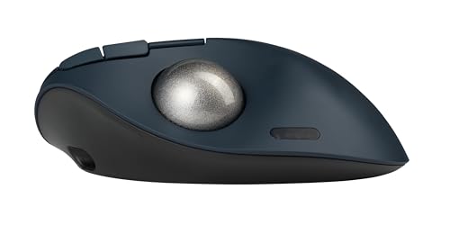 Kensington TB550 Wireless Trackball Mouse, Thumb Operated, Rechargeable, Ergonomic Design (K72196WW), Black