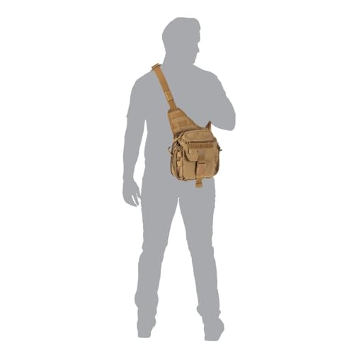 5.11 Tactical Push Pack Sling Bag ? 6L Crossbody Shoulder Bag for Men, Style 56037-ABR