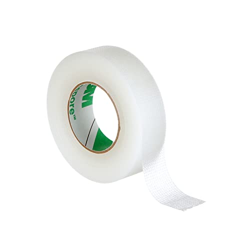 3M¢â Transpore¢â Surgical Tape, 1527-0, 1/2 in X 10 yd, 24 Roll/Carton, 10 Carton/Case