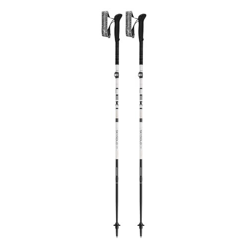 LEKI Skysolo FX.One Carbon Trekking Poles - Foldable Ultralight Walking Poles for Thru-Hiking, Fast-Packing, & Mountaineering