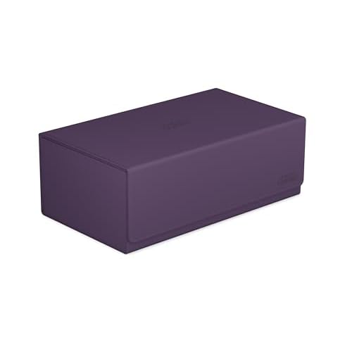 Ultimate Guard Arkhive 800+, Deck Case for 800 Double-Sleeved TCG Cards, Purple, Compatible with Boulders, Magnetic Closure & Microfiber Inner Lining