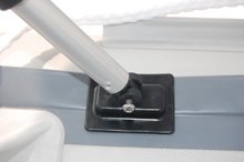 Portable Bimini Top Cover Canopy for Inflatable Kayak Canoe Boat (2 Bow)