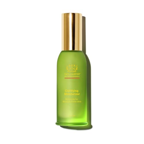 Tata Harper Clarifying Moisturizer, Natural Mattifying Moisturizer for Oily & Blemish-Prone Skin, Lightweight Face Cream, 50ml