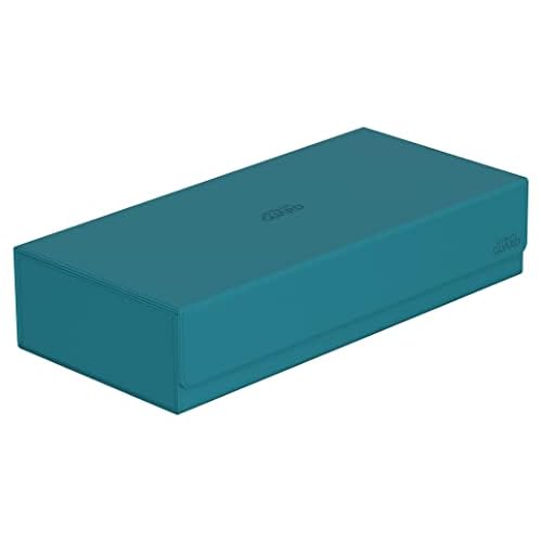 Ultimate Guard Superhive 550+, Deck Case for 550 Double-Sleeved TCG Cards, Petrol, Compatible with Boulders, Magnetic Closure & Microfiber Inner Lining
