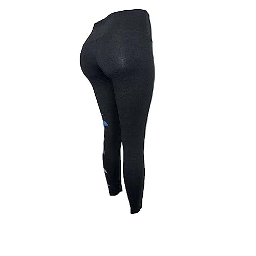 Victoria's Secret Pink Active High Waist Full Length Cotton Palm Legging Color Pure Black/Dark Gray New