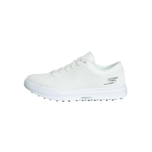 Skechers Mens Drive 6 Arch Fit Leather Relaxed Fit Spikeless Golf Shoe