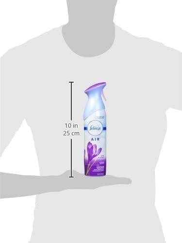 Febreze Air Freshener Spray, Spring & Renewal Scent, Odor Eliminator for Strong Odors, 8.8 oz (Pack of 6)