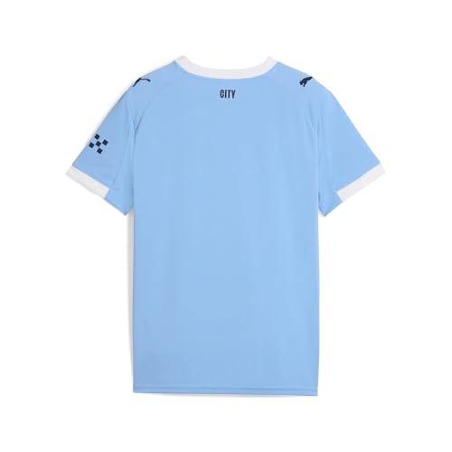 Manchester City FC Kids 2025/26 Home Soccer Jersey - Team Light Blue