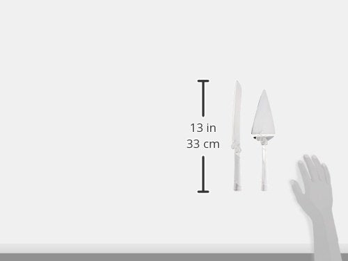 Lenox 812615 True Love Cake Knife & Server, Metallic