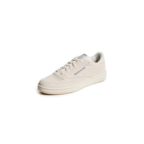 Reebok Men's Club C 85 Sneaker, Bone/Bone/Pure Grey 6, Men's Size 8