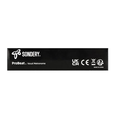 Sondery Digital Metronome Rechargeable English Vocal Counting with Timer Function for Piano Guitar Drum and All Instruments