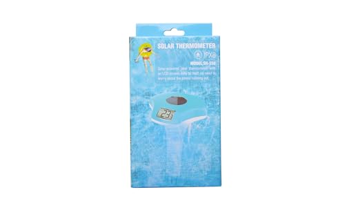 BALDR Floating Pool Thermometer, Solar Powered Pool Thermometer, Easy-to-Read/Use