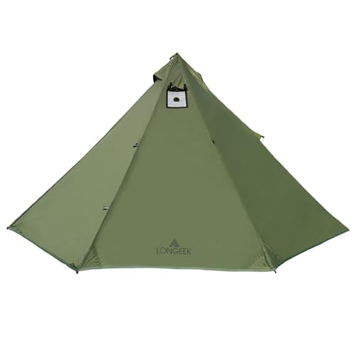 Longeek 2-4 Person Camping Tent 4 Seasons Backpacking Ultralight Easy Up Hot Teepee