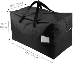 iwill CREATE PRO Pack of 2, 100L Large Size Ornament Festival Decoration Storage Bags, Good for Gift Wrapped Items, Moving...