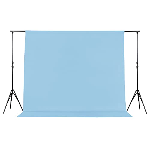 Joccun 5X7FT Light Blue Backdrop Background for Photography,Polyester Backdrop Curtain Background Screen for Photography,P...
