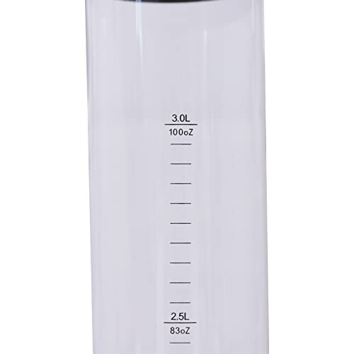 Jiabailie Beer Tower Dispenser,100 oz Beverage Tower Drink Dispenser,Mimosa Tower,Clear Liquor Tower Dispenser with Remova...