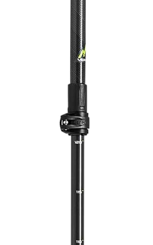 LEKI Guide Lite 2 Carbon Adjustable Lightweight Ski Poles for Backcountry Skiing & Snowboarding