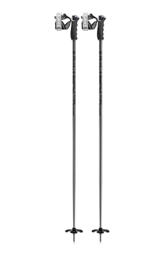 LEKI Detect S Lightweight Aluminum Ski Poles for Downhill Skiing