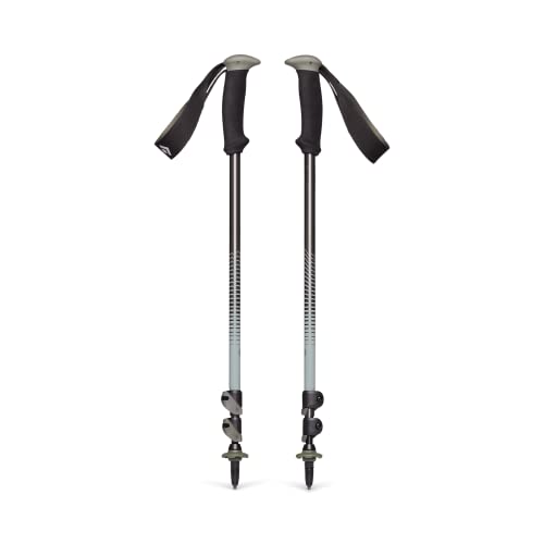 BLACK DIAMOND Trail Back Trekking Poles (Pair) | Durable Aluminum | FlickLock Adjustability | Comfortable Grips for Hiking & Backpacking