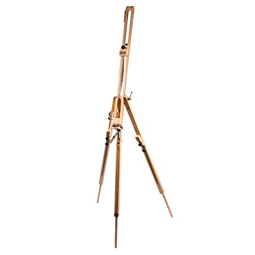 Daler-Rowney St. Paul's Easel - Wooden Easel Stand for Professional and Student Artists - Secure Canvas Stand for Oil and ...