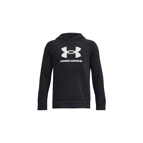 Under Armour boys Rival Fleece Big Logo Hoodie