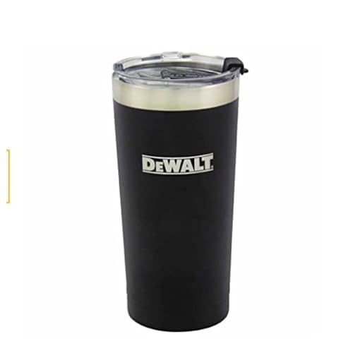 DEWALT Stainless Steel Tumbler, Black, 20 Ounce