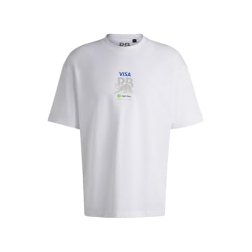 HUGO Men's F1 2024 Racing Bull Team Big Back Logo Tshirt