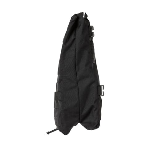 5.11 Tactical Water Hydration Carrier Pouch Backpack Attachment, PC Convertible, Black, Style 56665ABR