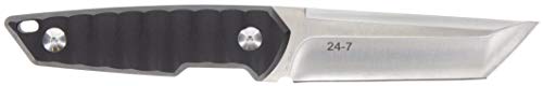 Smith & Wesson 24/7 8.5in S.S. Full Tang Fixed Blade Knife with 4in Tanto Blade and G10 Handle with Rigid Sheath for Outdo...