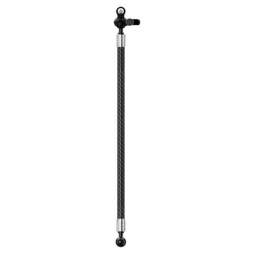 NovelGoal Selfie Stick, Adjustable Carbon Fiber Extension Pole, Lightweight Motorcycle Extension Invisible Rod Bracket for...