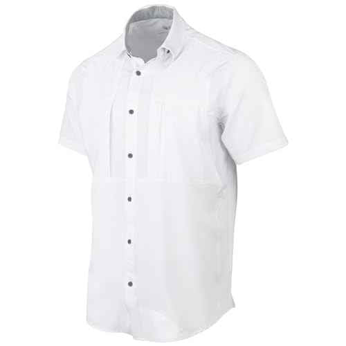Beretta Men's TKAD Flex Breathable Lightweight Button-Down Outdoor Casual Active Tactical Short Sleeve T-Shirt