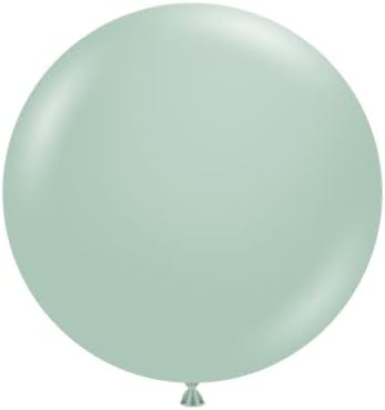 Tuftex Empower-Mint Green Party Latex Balloons, 11", (10097)
