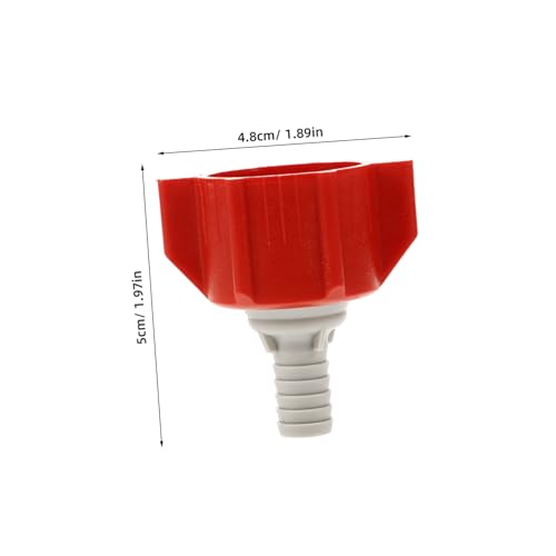 GLEAVI Plastic Bib Connector Adapter for Water Dispenser Beverage Tool for Juice Milk Wine Other Liquids Easy Installation...