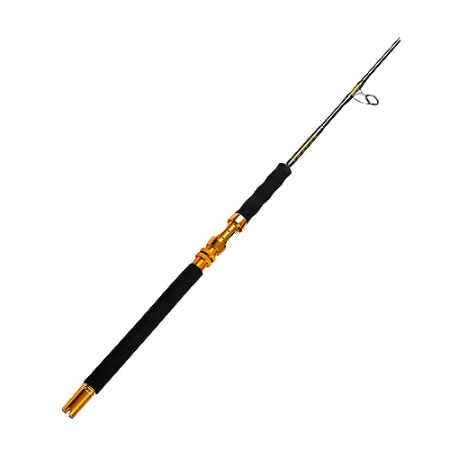 Fiblink Saltwater Jigging Spinning Rod 1-Piece Heavy Jig Fishing Rod (30-50 lb/50-80 lb/80-120 lb, 5 Feet 6 Inch)