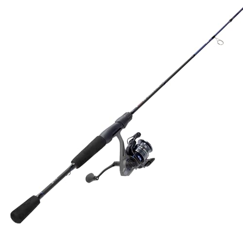 Lew’s American Hero Spinning Reel and Fishing Rod Combo, Fast Action IM6 Graphite Rod, 4+1 Bearings, 6.2:1 Gear Ratio, Spe...