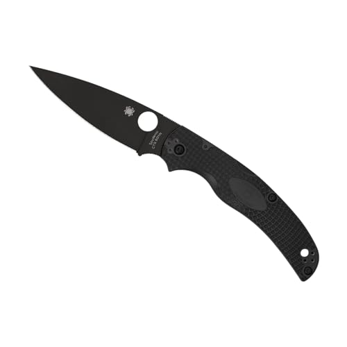 Spyderco Native Chief Folding Pocket Knife with 4” CTS BD1N Steel Blade and FRN Handle - EDC Knife for Men and Women, Perf...