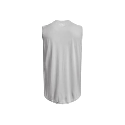 Under Armour Men's Team Tech Slvls Loose Grey Short Sleeve Shirt