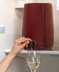 aPour Wine Chiller Bag Dispensing System Replaces Wine In box. Decorative Box Wine Dispenser Cocktail Beverage Dispenser W...