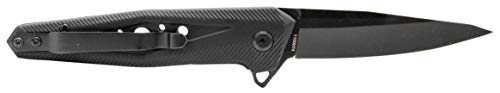 Smith & Wesson M&P 7in High Carbon S.S. Ultra-Glide Folding Knife with 3in Tanto Blade and Rubberized Aluminum Handle for ...