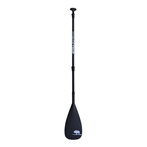 Atoll ISUP Carbon Fiber Paddle Board Paddle, 100 Percent, 3 Piece Adjustable Sup Board Travel Paddle with Carbon Fiber Blade