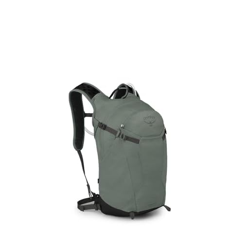 Osprey Sportlite 20L Lightweight Hiking Backpack with Hydraulics Reservoir for Men and Women, Pine Leaf Green