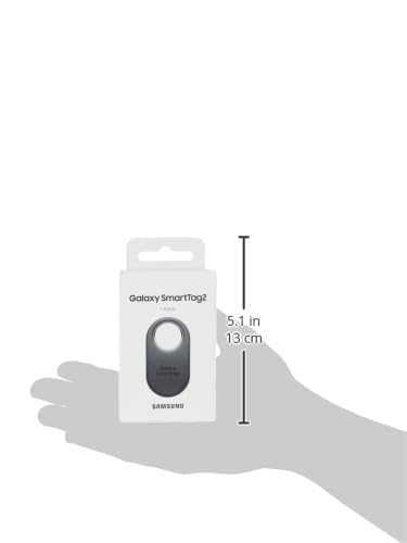 Samsung SmartTag2 (2023) Bluetooth + UWB, IP67 Water and Dust Resistant, Findable via App, 1.5 Year Battery Life - Black (...