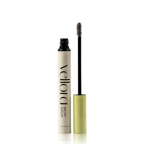 Eyebrow Serum by Vellora for Fuller Looking Brows, 3mL ? Formulated with Nourishing Vitamins & Plant-Based Extracts ? Visibly Enhances Brow Definition and Fullness