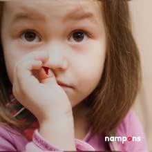 Nampons Nosebleed Stoppers - 6 Nose Bleed Plugs with Clotting Agent to Stop Nosebleeds Fast. Perfect First Aid Item Trusted by Doctors and Hospitals. Safe and Effective for Teens, Adults, Seniors