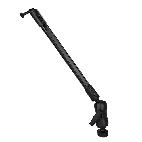 VINmounts 19.7" Kayak Camera Mount,360 Degree Adjustable Mount Compatible with Camera,with 1.5 Inch Ball T-Bolt Base for M...