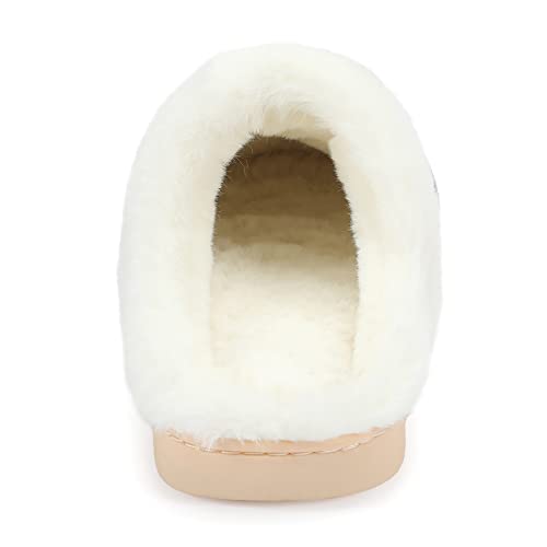 Women's Christmas Cotton Slippers Soft Memory Foam Cozy Warm Indoor Outdoor