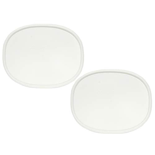 Corningware F-12-PC 1.5qt Oval French White Lid (2-Pack)